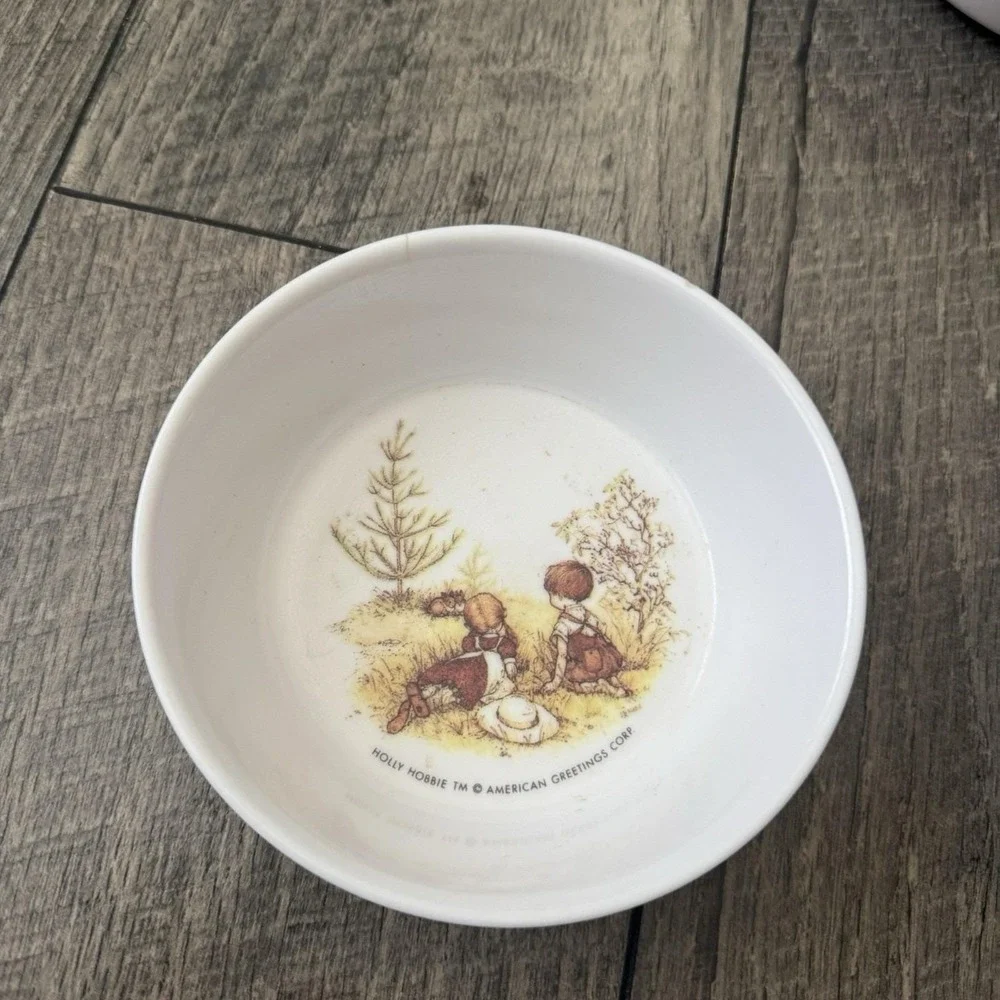 VTG 1970s Holly Hobbie Oneida Deluxe Set of 3 Melamine Bowls American Greetings